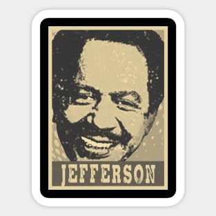 retro art (exlusive) smile//jefferson smile Sticker